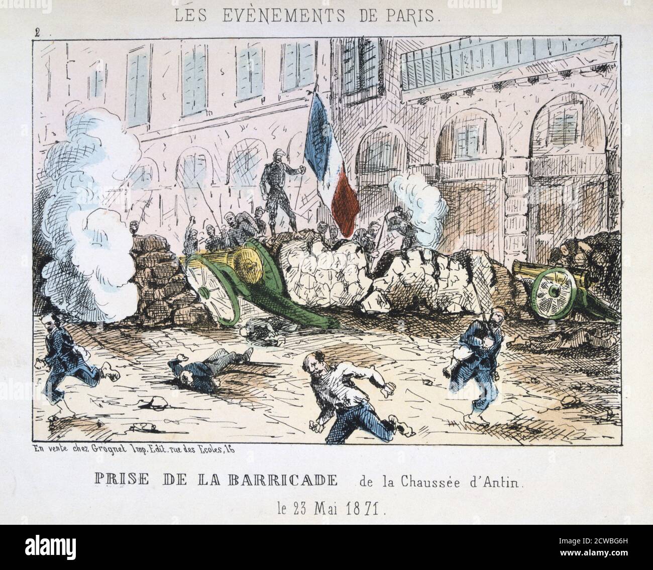 Paris Commune 1871 Barricade De Stockfotos Und Bilder Kaufen Alamy