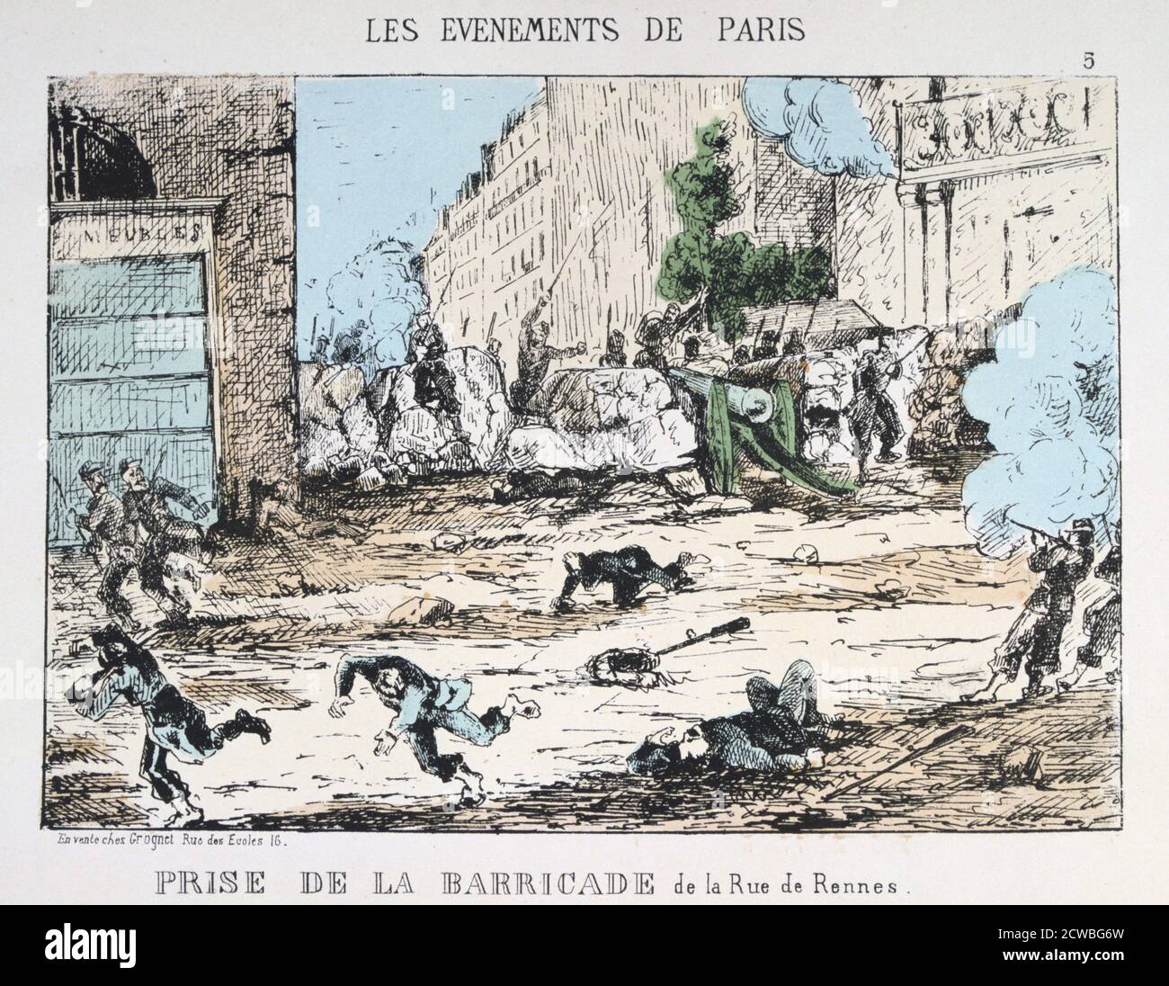 Paris Commune 1871 Barricade De Stockfotos Und Bilder Kaufen Alamy