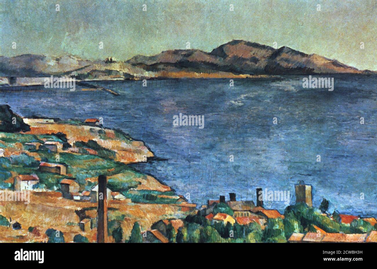 A Marseille' von paul Cezanne, 1883-1885. Stockfoto