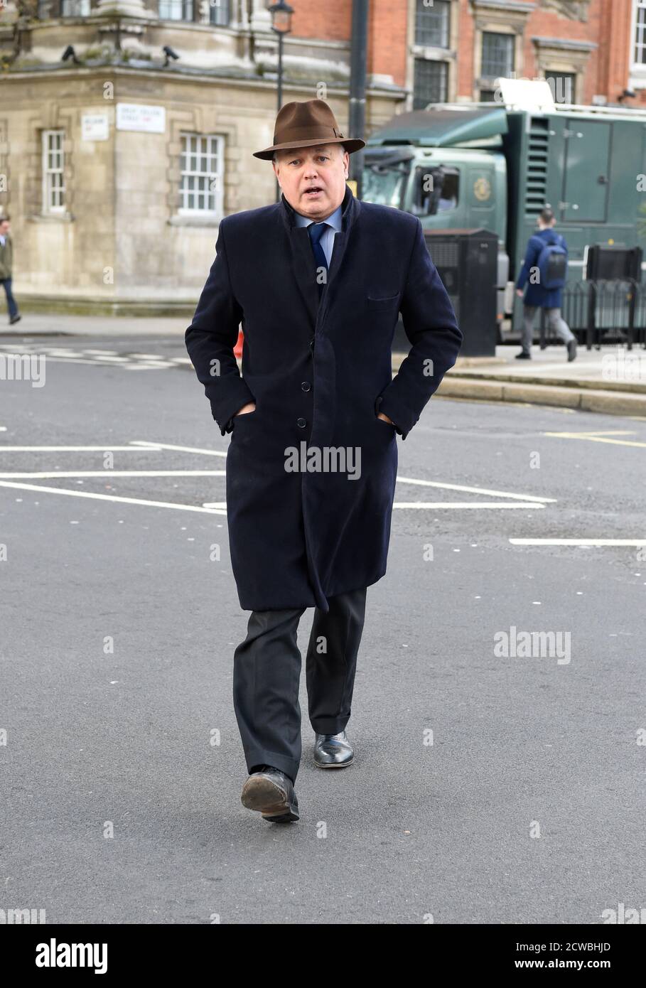 Foto von Iain Duncan Smith. Sir George Iain Duncan Smith (1954-) ein britischer konservativer Politiker. Stockfoto