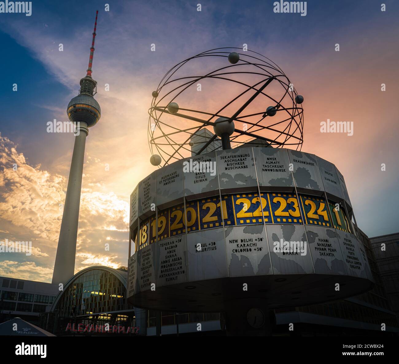 Alexanderplatz in Berlin-Deutschland Stockfoto