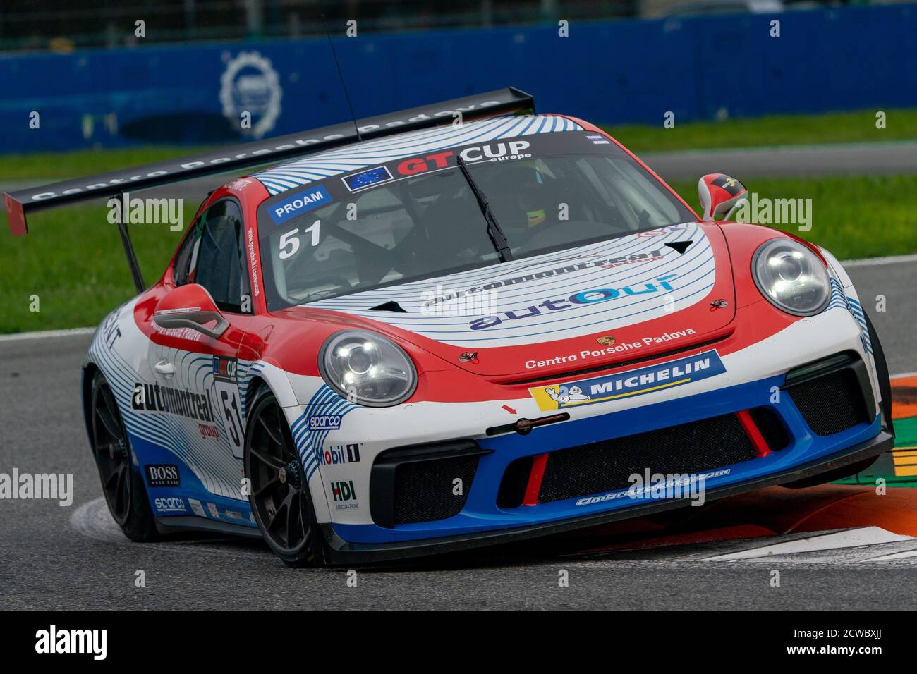 Monza, Italien. 27. Sep, 2020. monza, Italien, 27 Sep 2020, #51 Aldo Festante (GT Cup - Ombra Racing) auf Porsche 911 GT3 Cup 2018 während der International GT Open ed Euroformula Open - Grand Tourism - Credit: LM/Luca Rossini Credit: Luca Rossini/LPS/ZUMA Wire/Alamy Live News Stockfoto