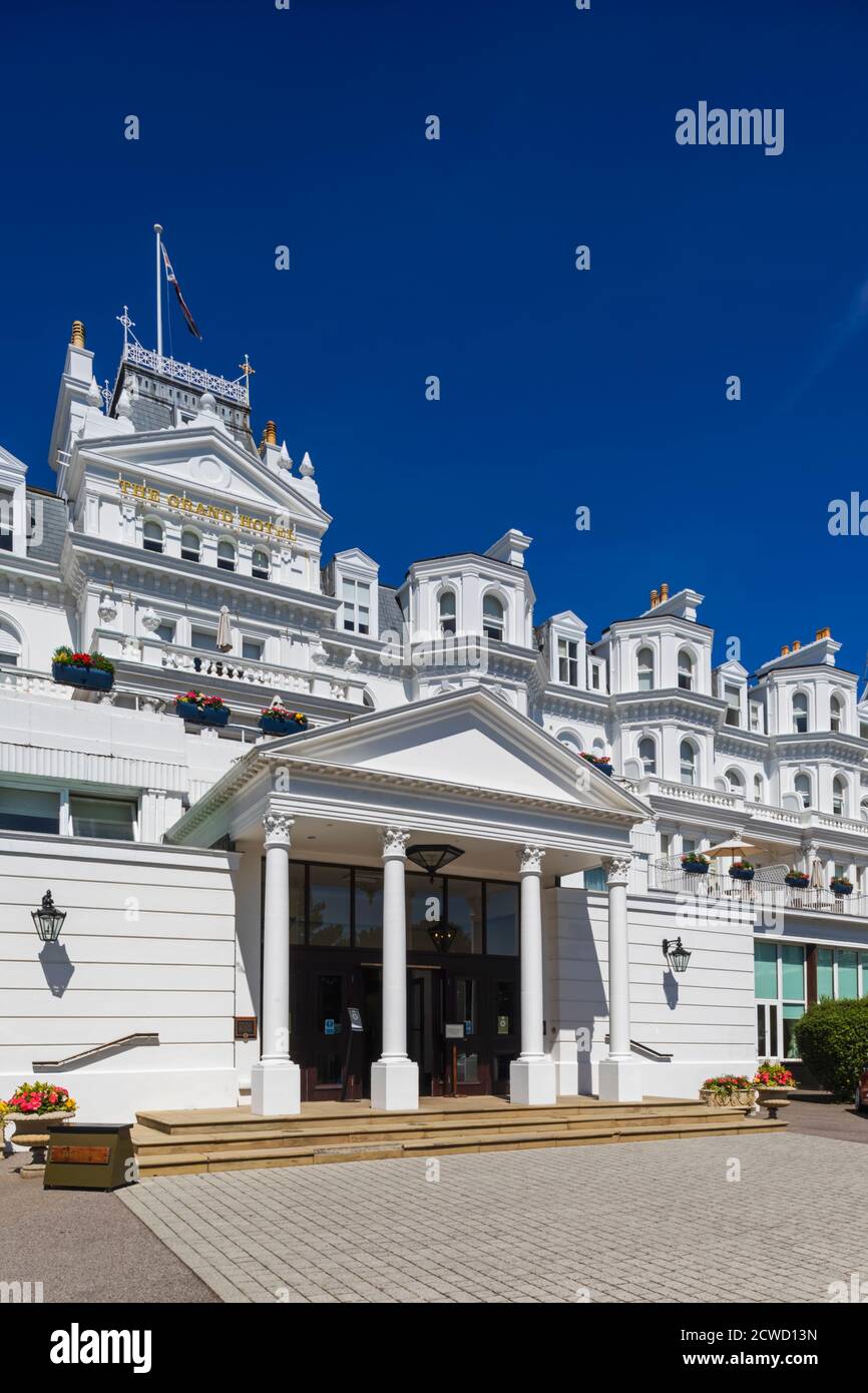 England, East Sussex, Eastbourne, Das Fünf-Sterne-Grand Hotel Stockfoto
