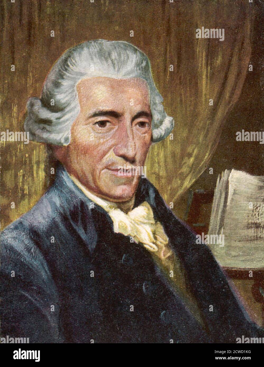 JOSEPH HAYDN (1732-1809) Österreichischer klassischer Komponist 1791 Stockfoto