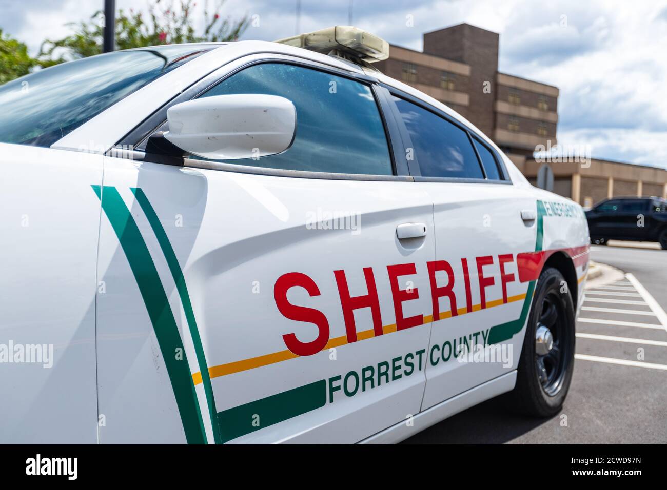 Hattiesburg, MS / USA - 17. September 2020: Forrest County Mississippi Sheriff Patrouille Auto Stockfoto