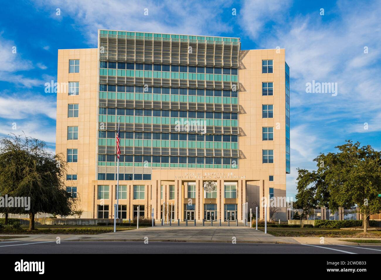 Dan M. Russell Jr. United States Courthouse in Gulfport, Mississippi Stockfoto