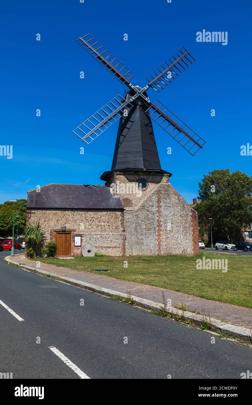 England, East Sussex, Brighton und Hove, Hove, West Blatchington Windmill Stockfoto