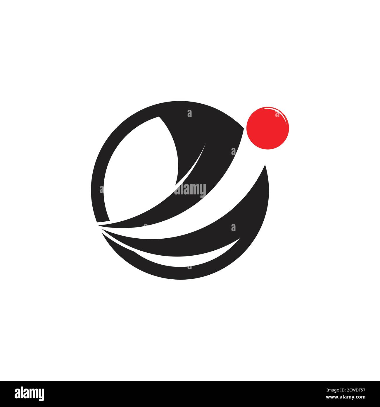 Schnelle Bewegung Kreis Objekt globalen Design Logo Vektor Stock Vektor