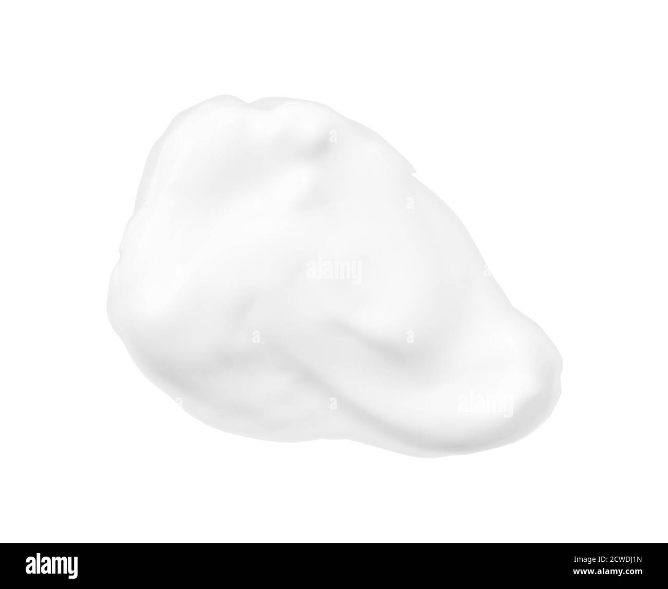 Die Textur der weißen Kleber Creme Stockfoto
