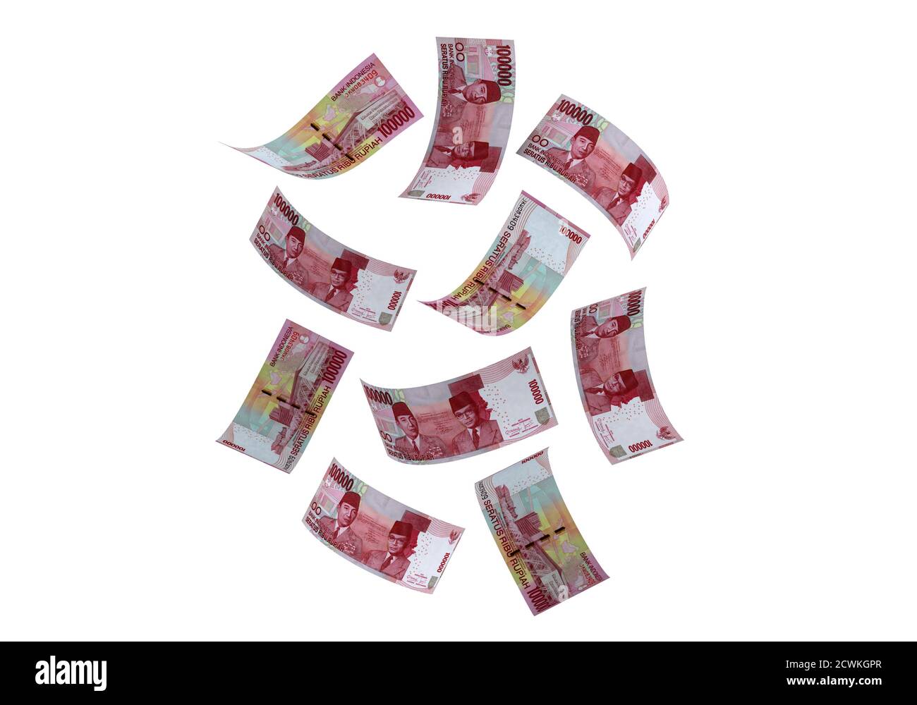 Die indonesische Rupiah ist die Währung Indonesiens und der IDR Ist der eindeutige Währungscode, der ihm im zugewiesen wurde Globale Devisen Stockfoto