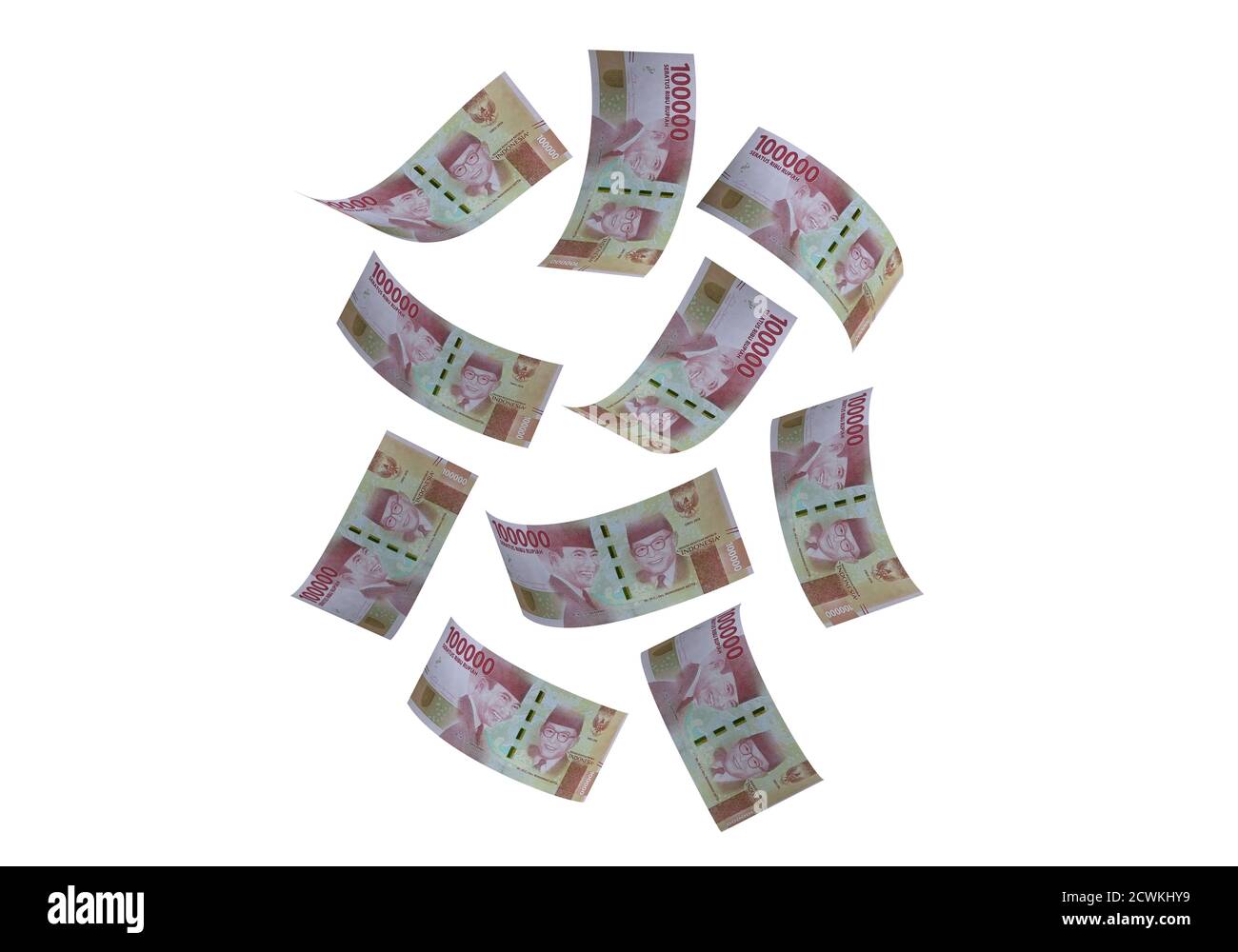 Die indonesische Rupiah ist die Währung Indonesiens und der IDR Ist der eindeutige Währungscode, der ihm im zugewiesen wurde Globale Devisen Stockfoto