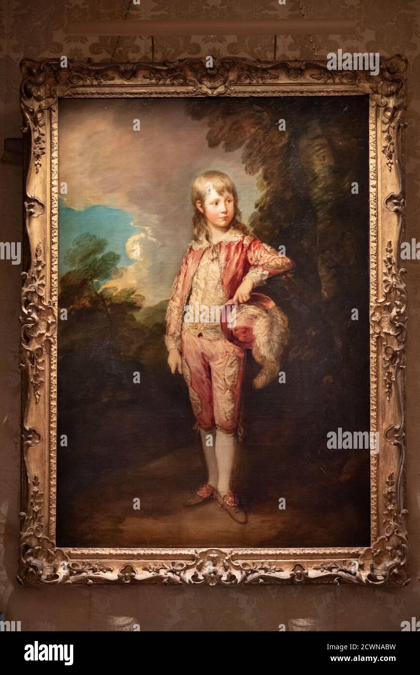 Thomas Gainsborough Gemälde genannt 'The Pink Boy'. Stockfoto