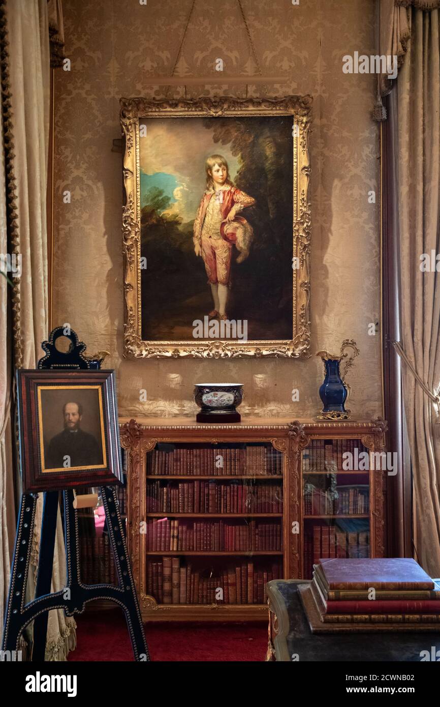 Thomas Gainsborough Gemälde genannt 'The Pink Boy'. Stockfoto