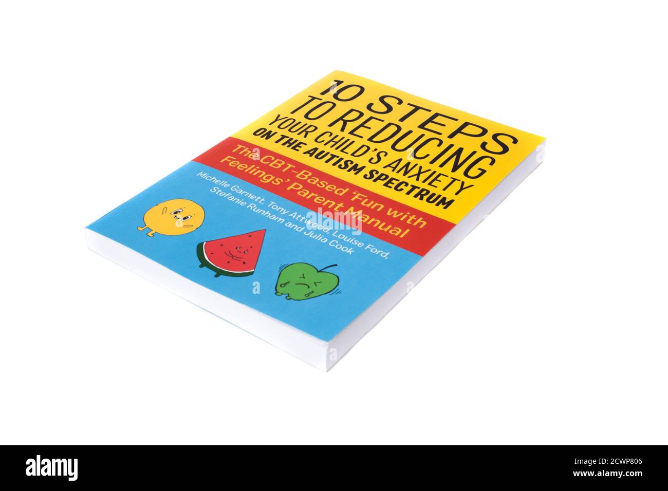 Das Buch, 10 Schritte zur Verringerung der Angst Ihres Kindes auf dem Autismus-Spektrum Stockfoto
