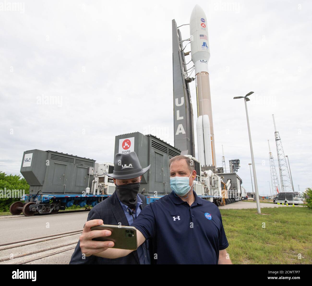 Am 28. Juli 2020 machten NASA-Administrator Jim Bridenstine und ULA-CEO ...