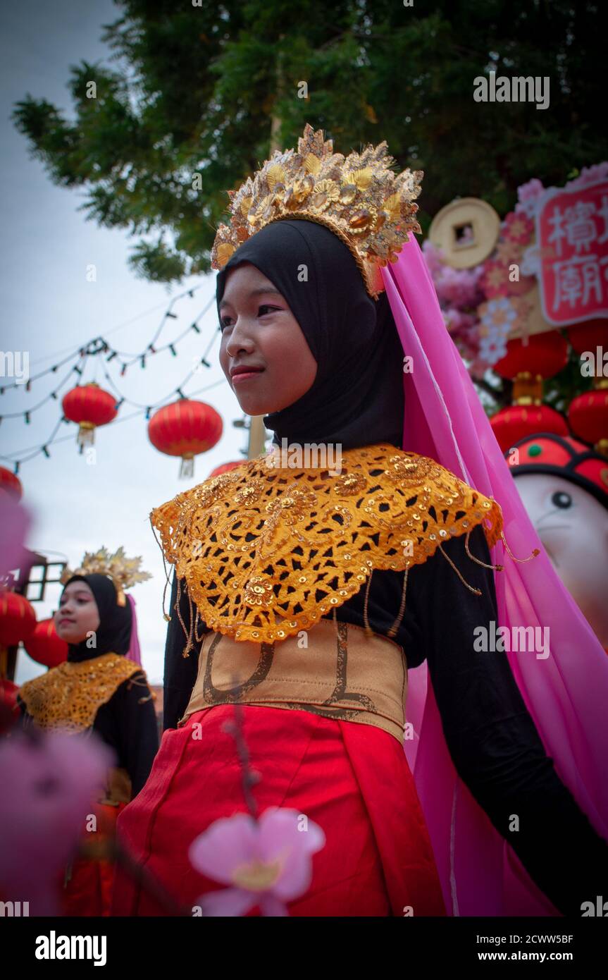 Traditionelle chinesische Neujahrsfeier Stockfoto