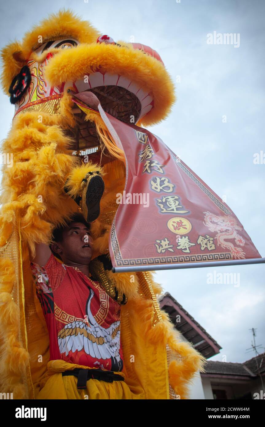 Traditionelle chinesische Neujahrsfeier Stockfoto