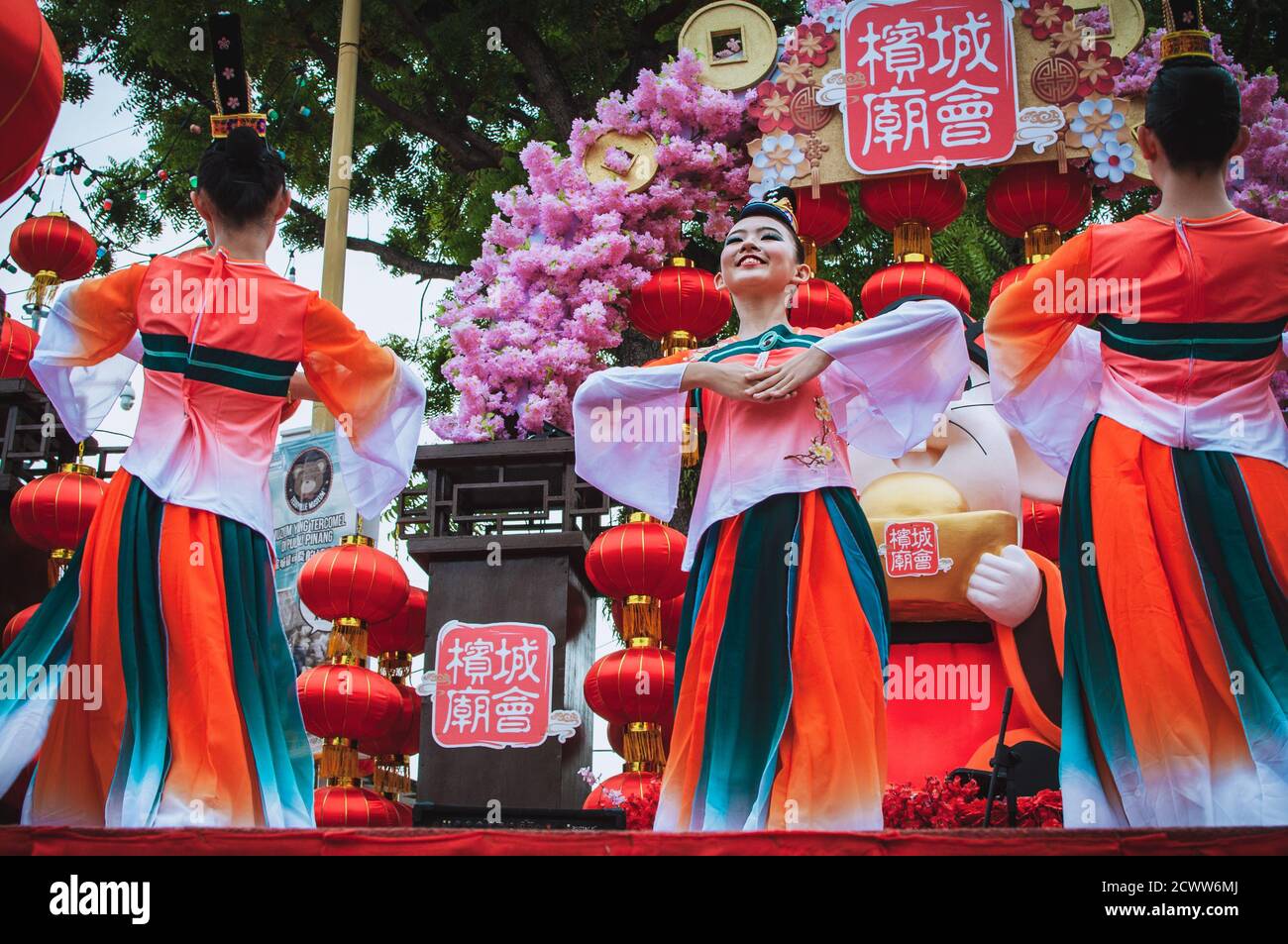 Traditionelle chinesische Neujahrsfeier Stockfoto