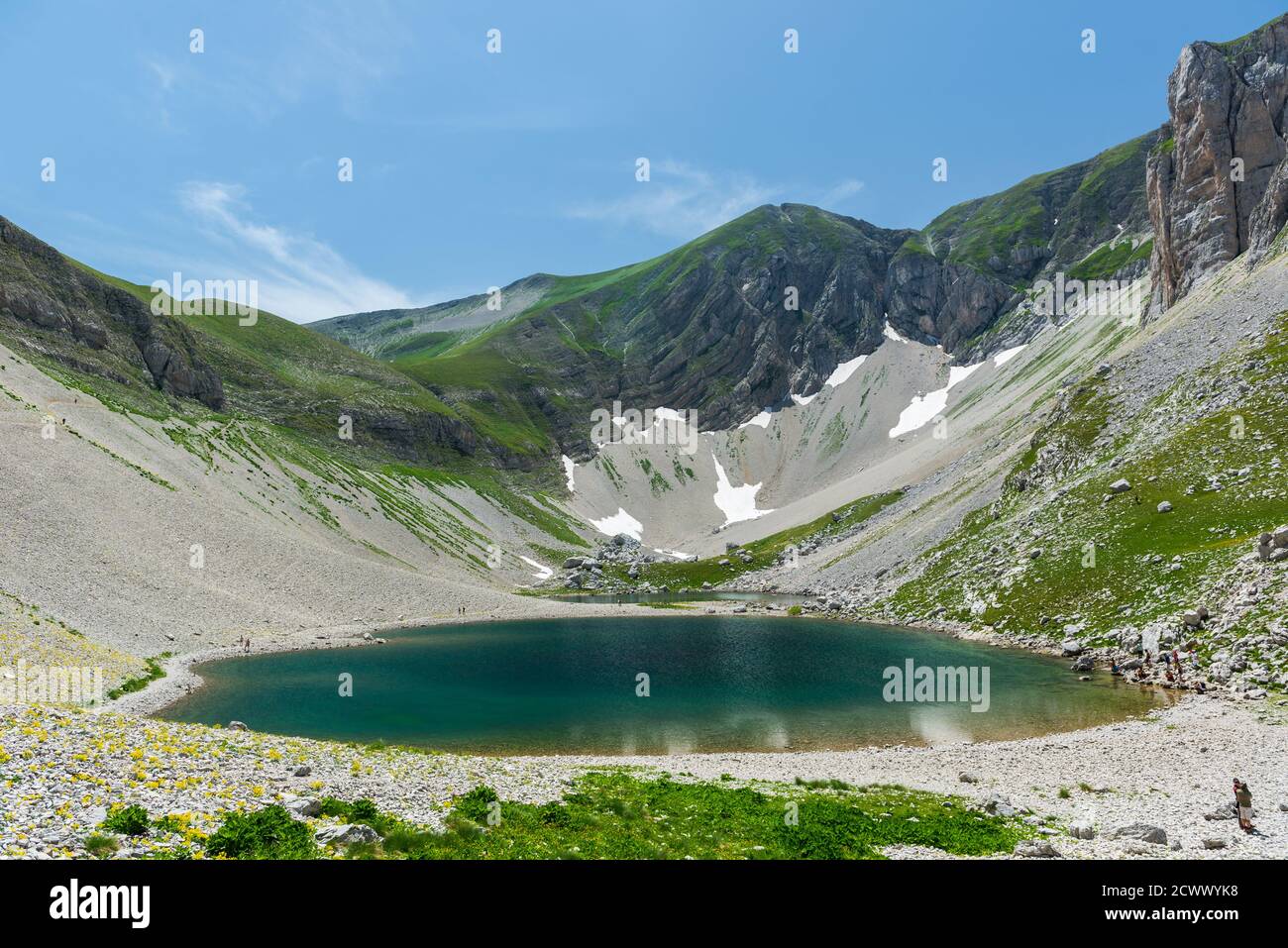 Laghi di Pilato Stockfoto