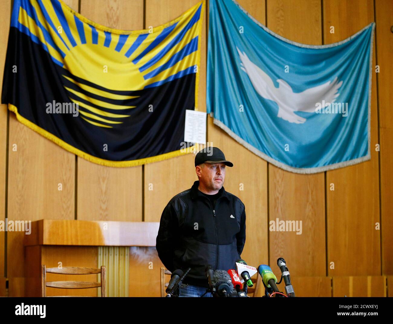 Der Kommandeur des Slawiansker Selbstverteidigungsbataillons