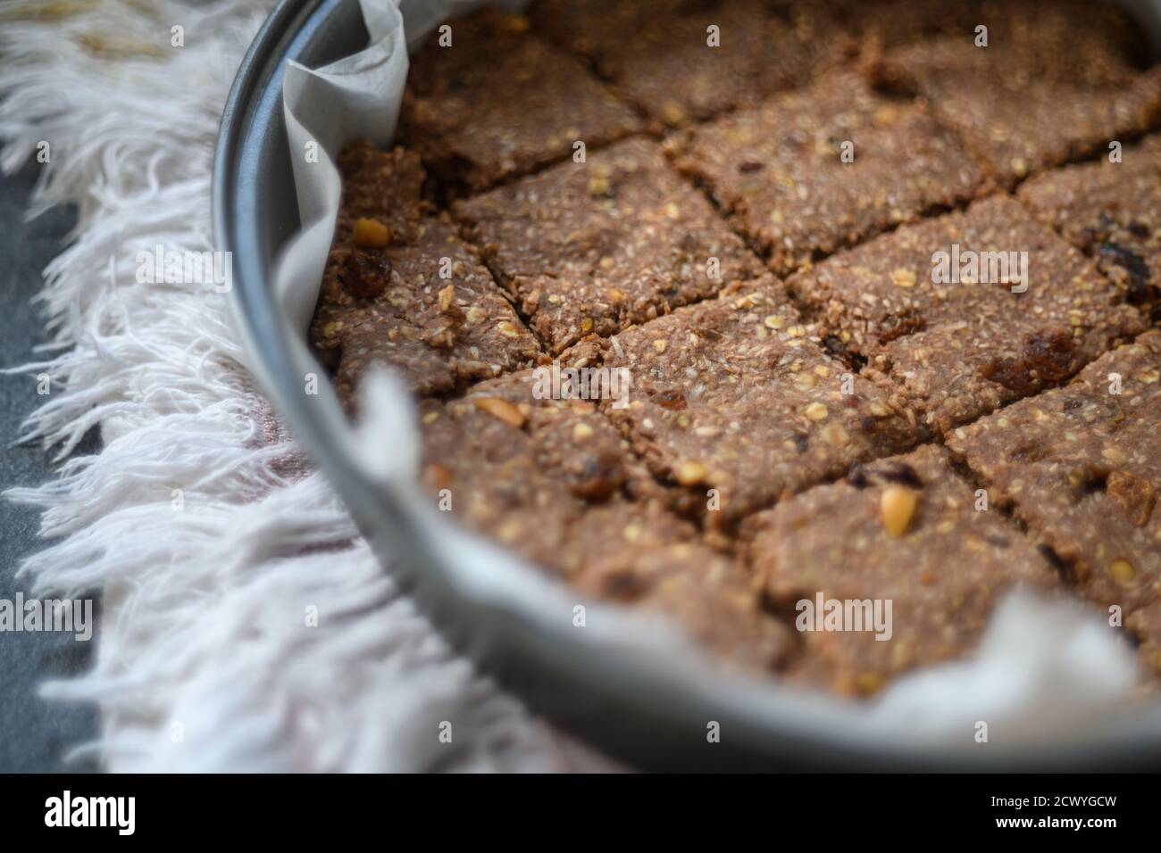 Vegane Plätzchen Stockfoto