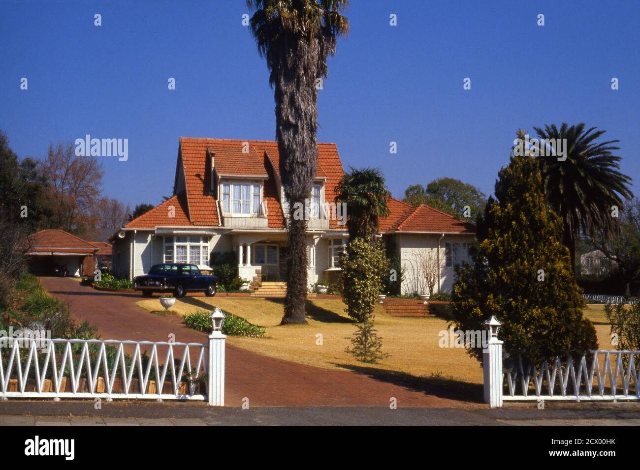 Attraktives Einfamilienhaus in Johannesburg, Provinz Gautneng, Südafrika, 1981 Stockfoto
