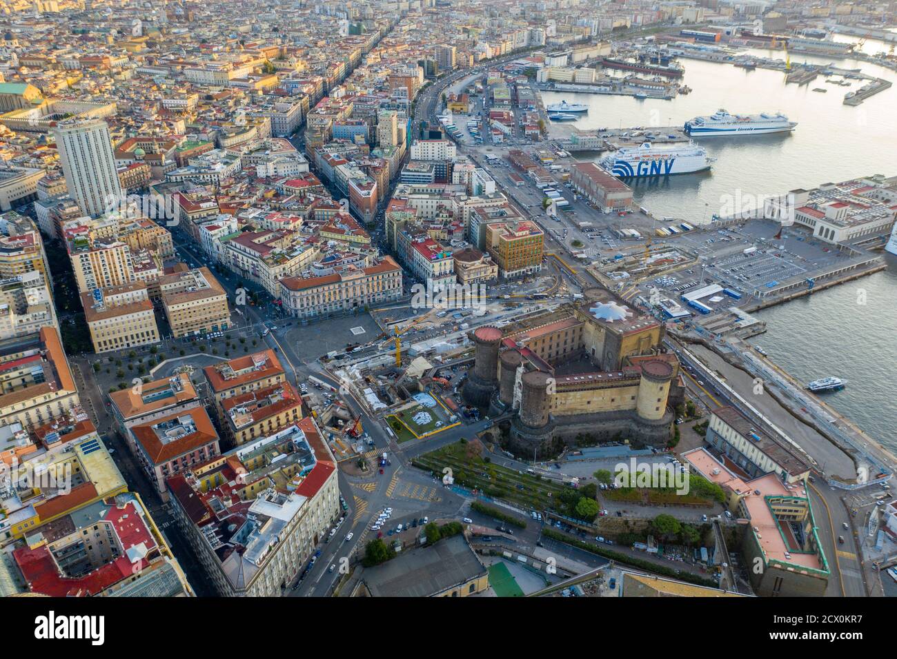 Neapel, Castel Maschio Angioino Stockfoto