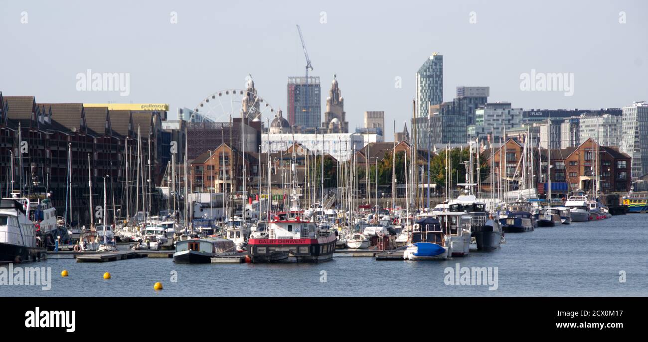Brunswick Dock Liverpool Stockfoto