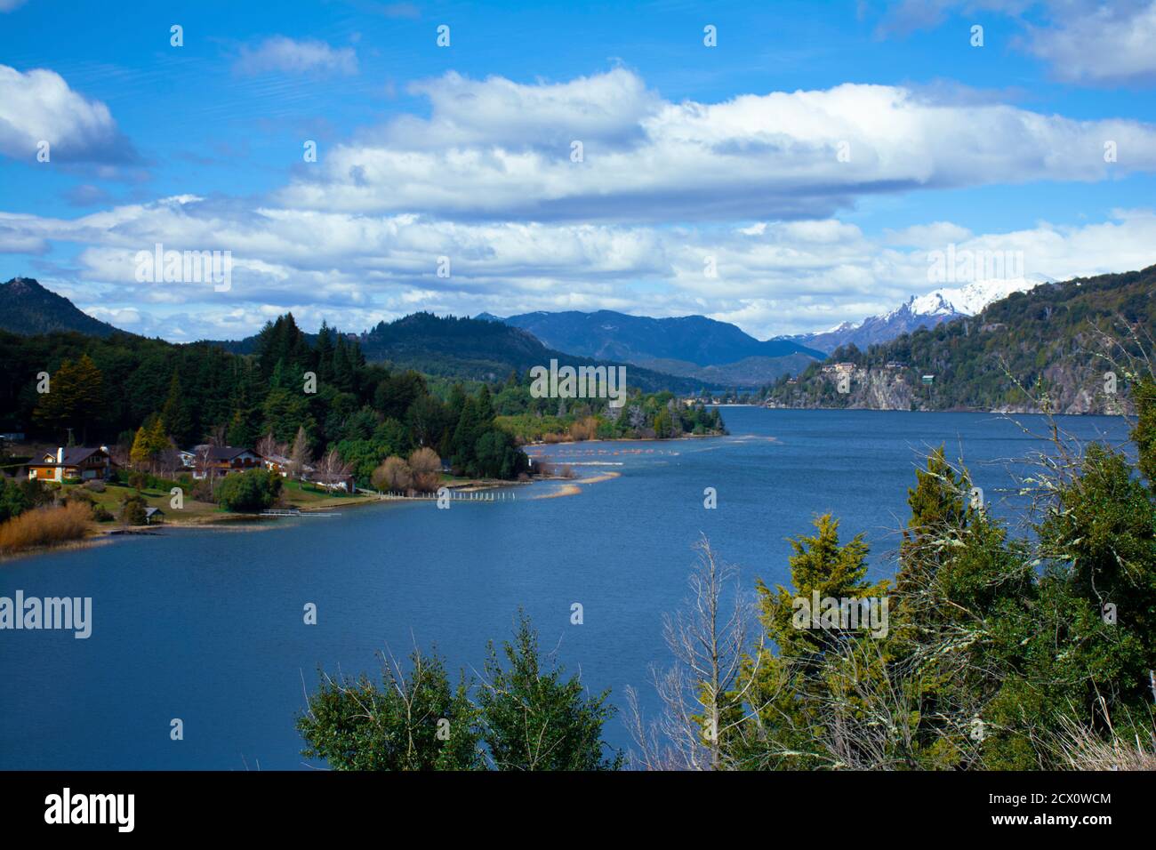 Lago San Carlos de Bariloche Stockfoto