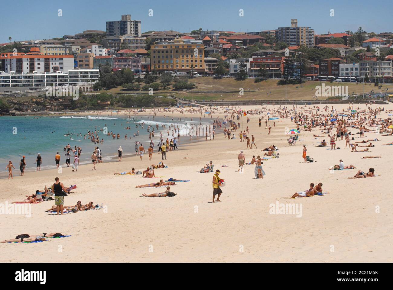 Strandbesucher, Bondi Beach, Sydney, Australien Stockfoto