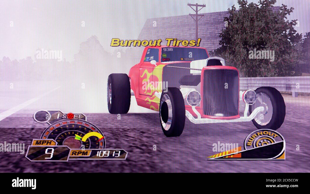 IHRA Drag Racing – Sony PlayStation 2 PS2 – Editorial Nur verwenden Stockfoto