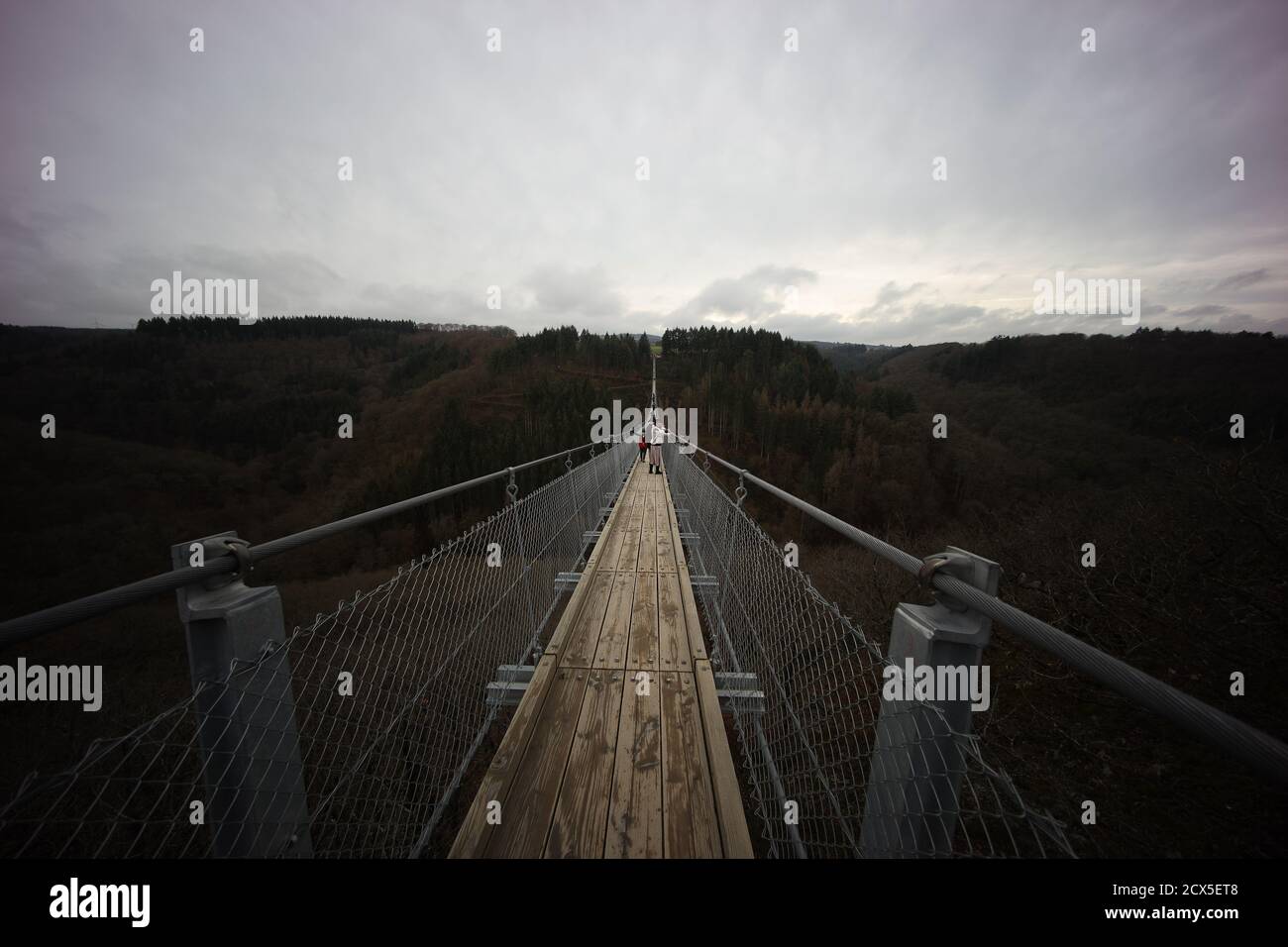 Hängebrücke in Rheinland-Pfalz Deutschland Stockfoto