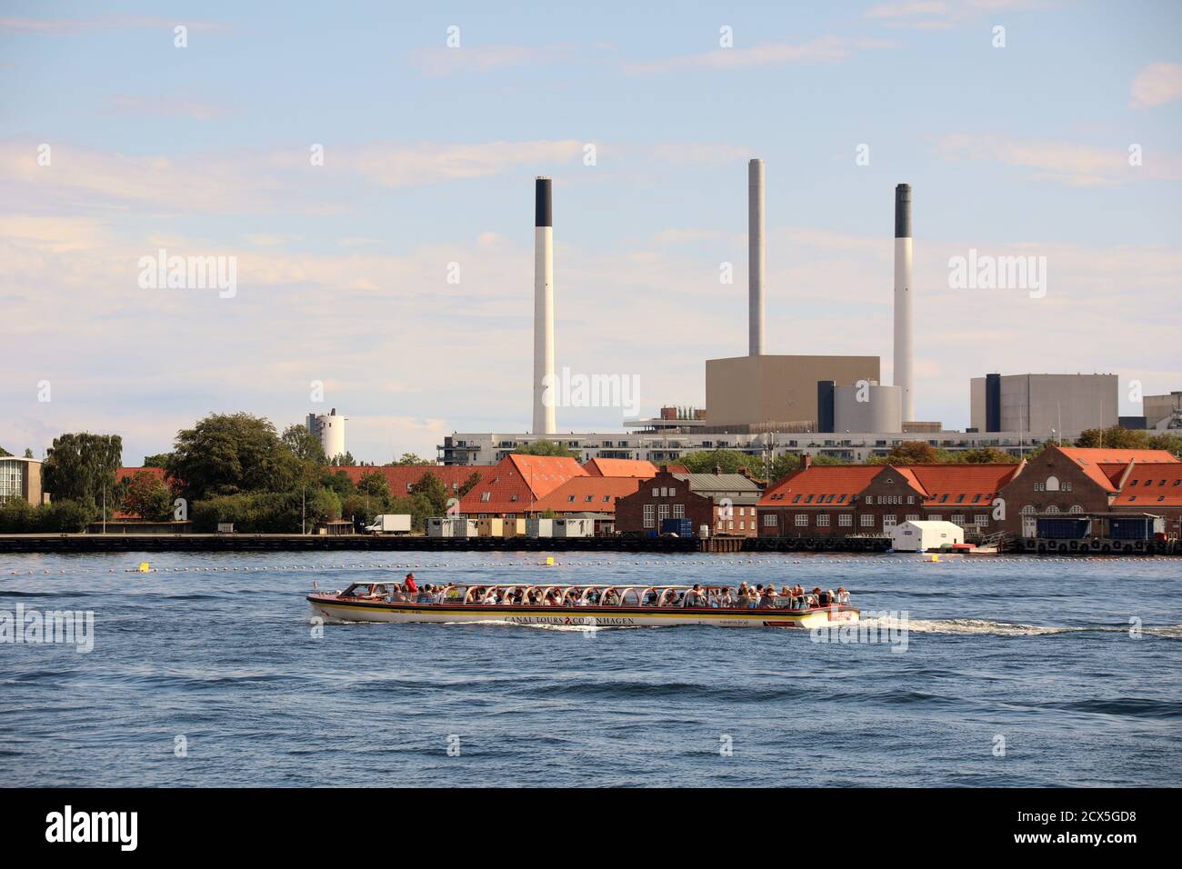 Kopenhagener Küste Stockfoto