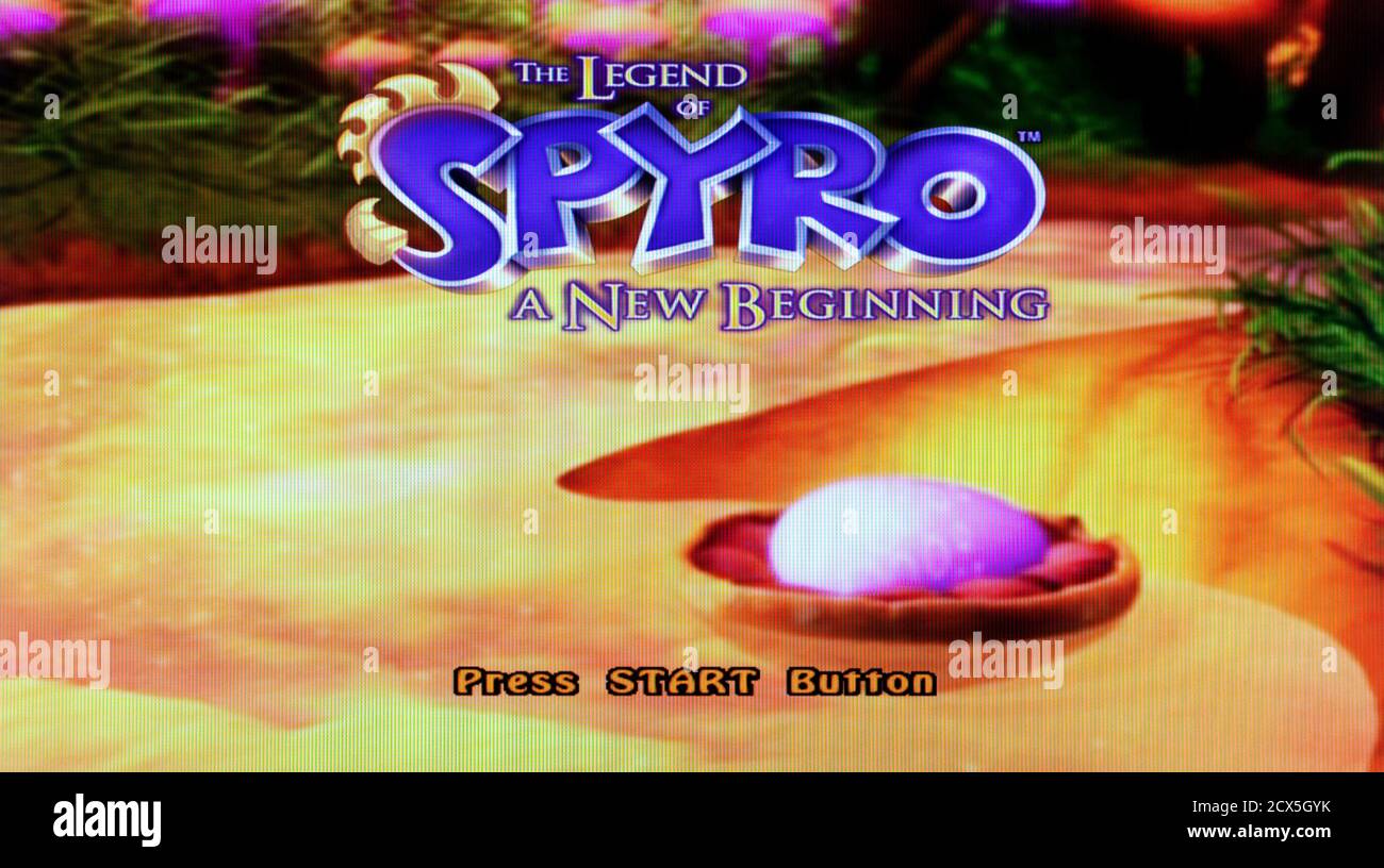 Legend of Spyro EIN neuer Anfang – Sony PlayStation 2 PS2 – nur für redaktionelle Zwecke Stockfoto