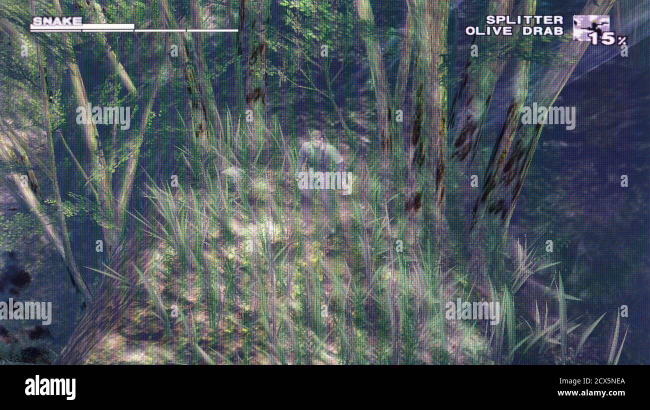 Metal Gear Solid 3 – Snake Eater – Sony Playstation 2 PS2 – nur zur redaktionellen Verwendung Stockfoto