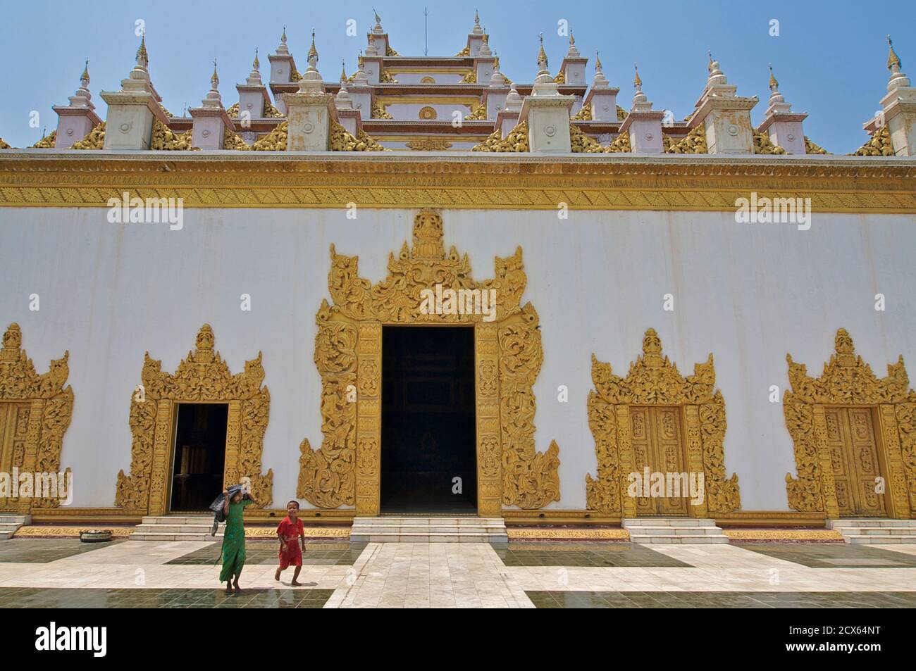 ATUM Ash Kyaung oder Atumashi Kloster, Mandalay, Burma. Myanmar Stockfoto