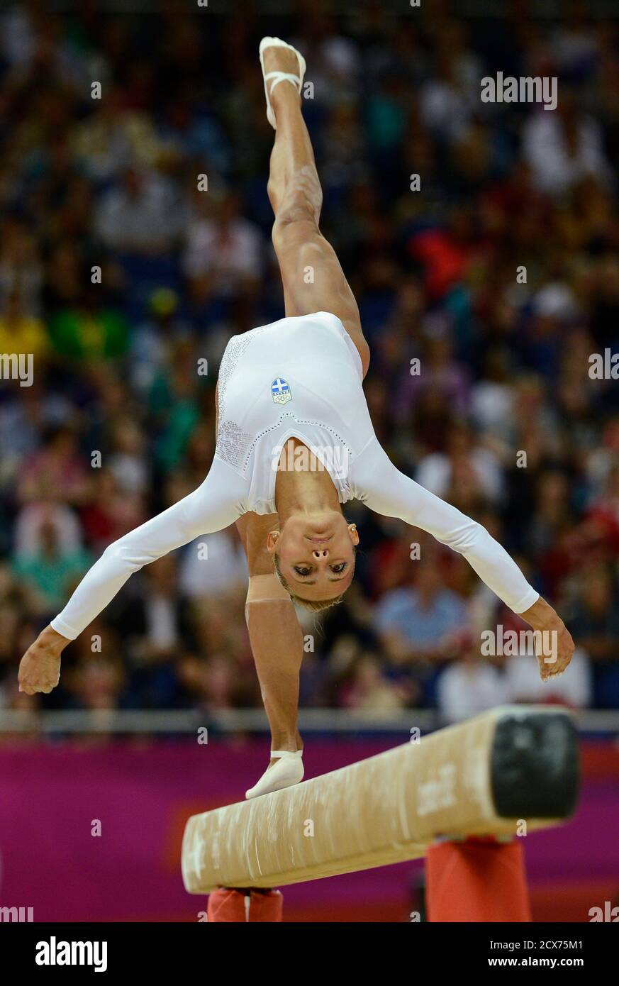 Vasiliki Millousi Of Greece At The Womens Gymnastics Stockfotos Und Bilder Kaufen Alamy