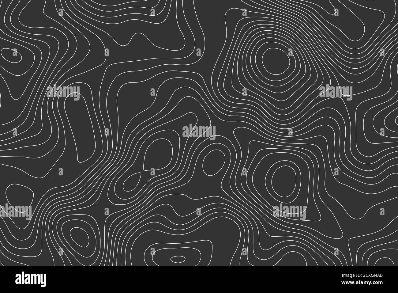 Topografische Karte Textur, Vorlage für Ihr Design Stock Vektor