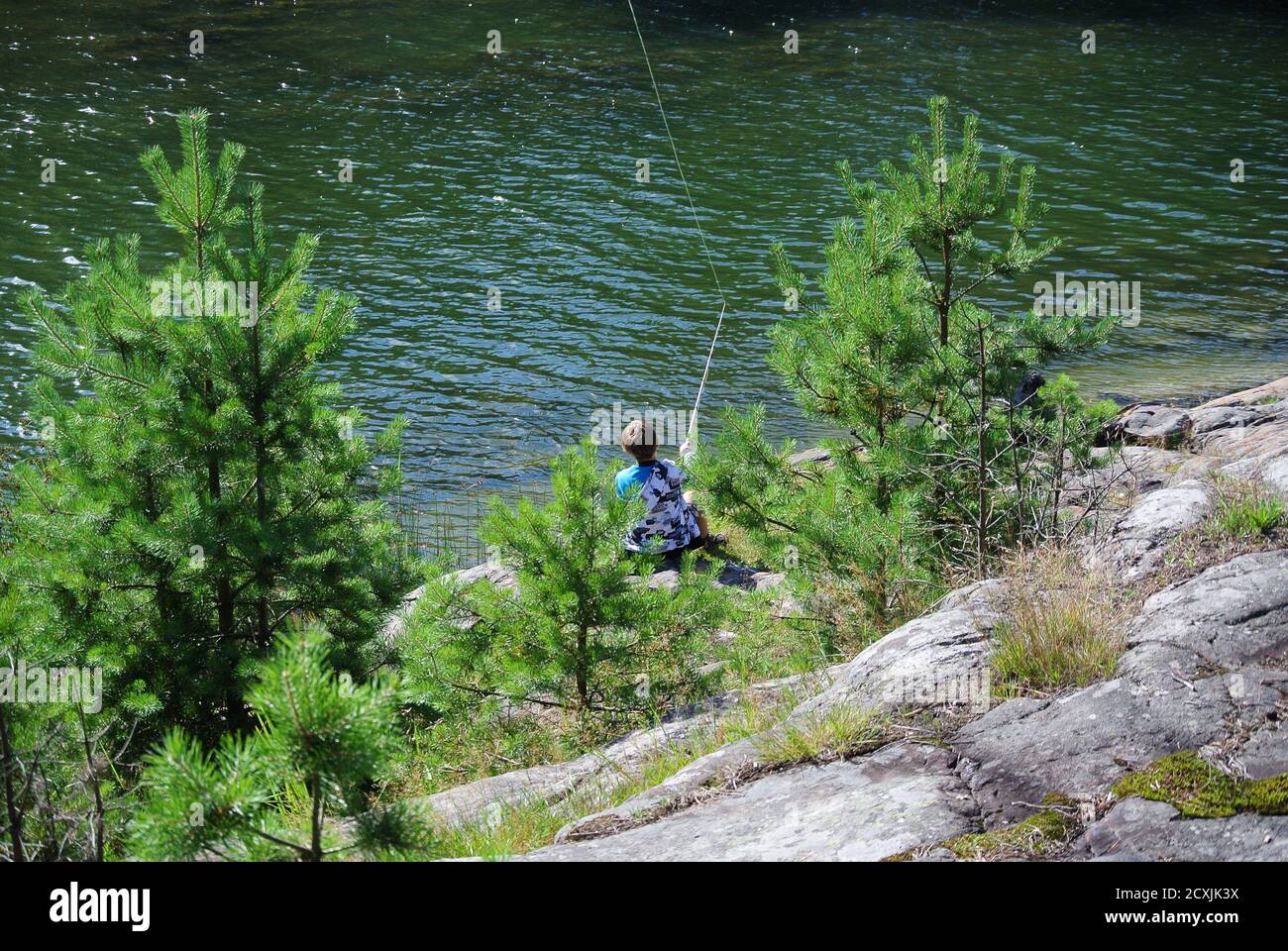 kirkkonummi Camping, Finnland Stockfoto