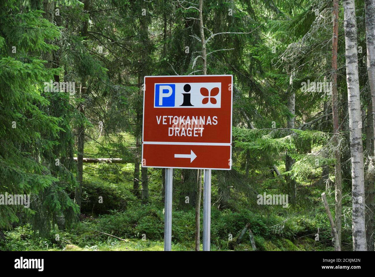 kirkkonummi Camping, Finnland Stockfoto