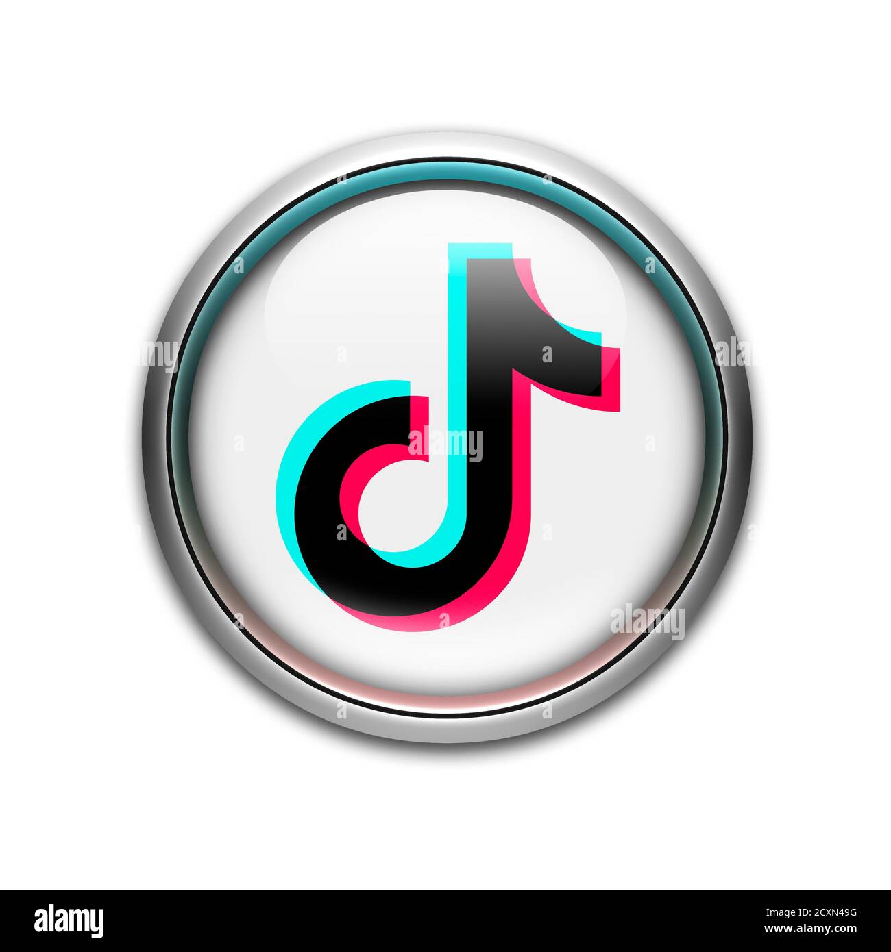 Tik tok logo Ausgeschnittene Stockfotos und bilder Alamy