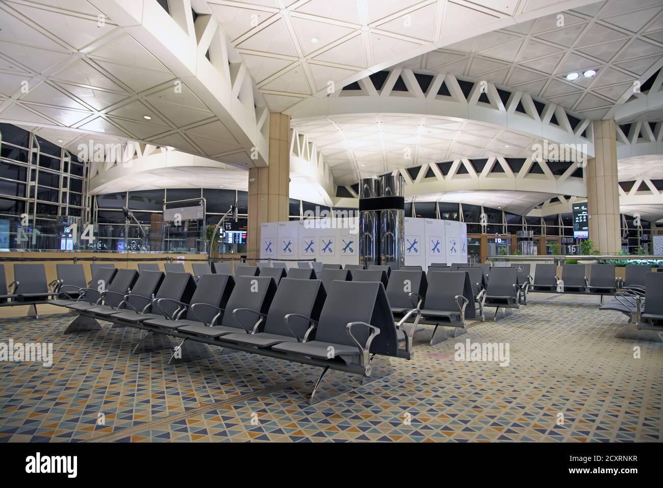 Riad Flughafen von König Khalid, Saudi-Arabien Stockfoto