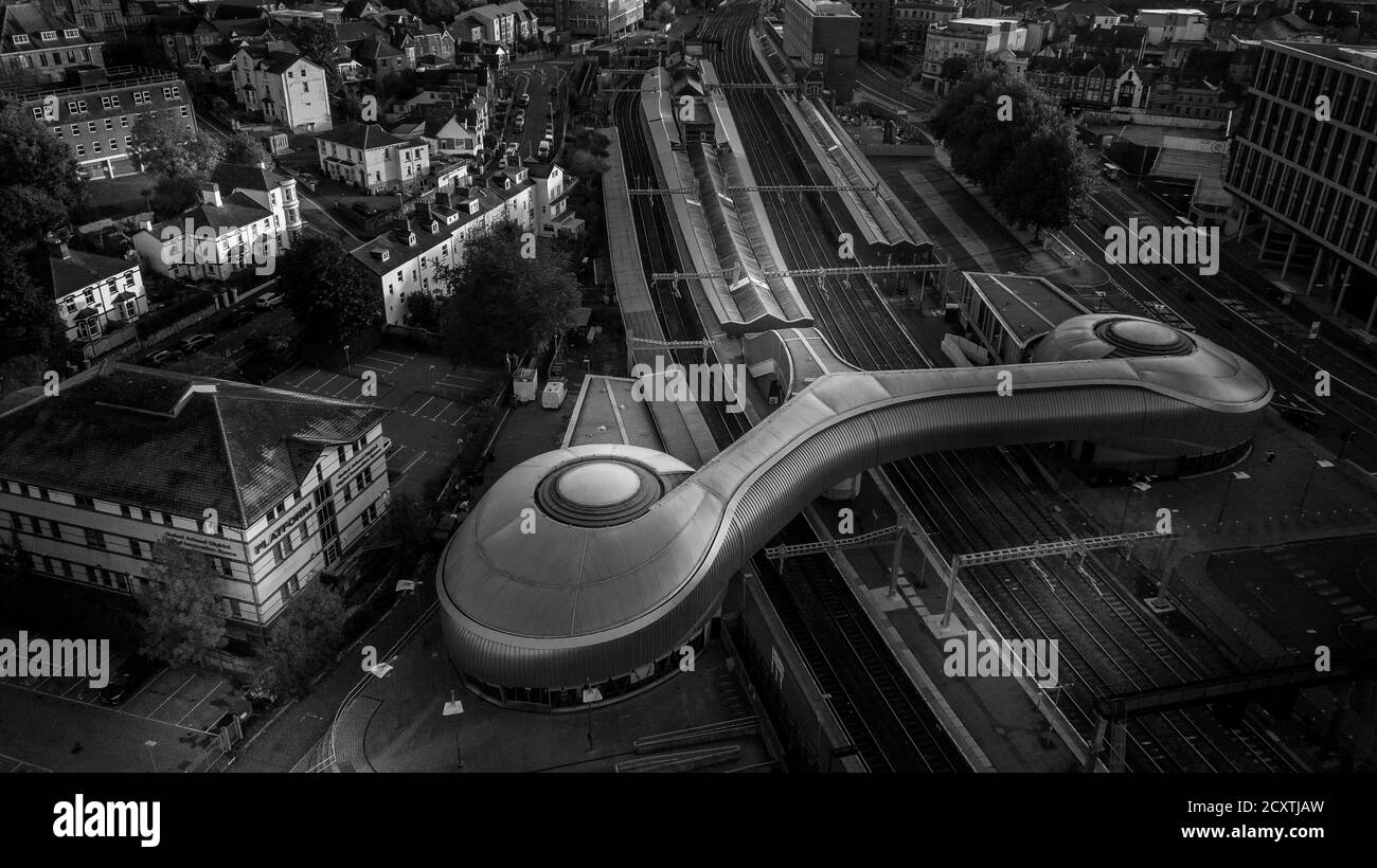 Newport Bahnhof, Casnewydd South Wales, Cymru, Wales Stockfoto