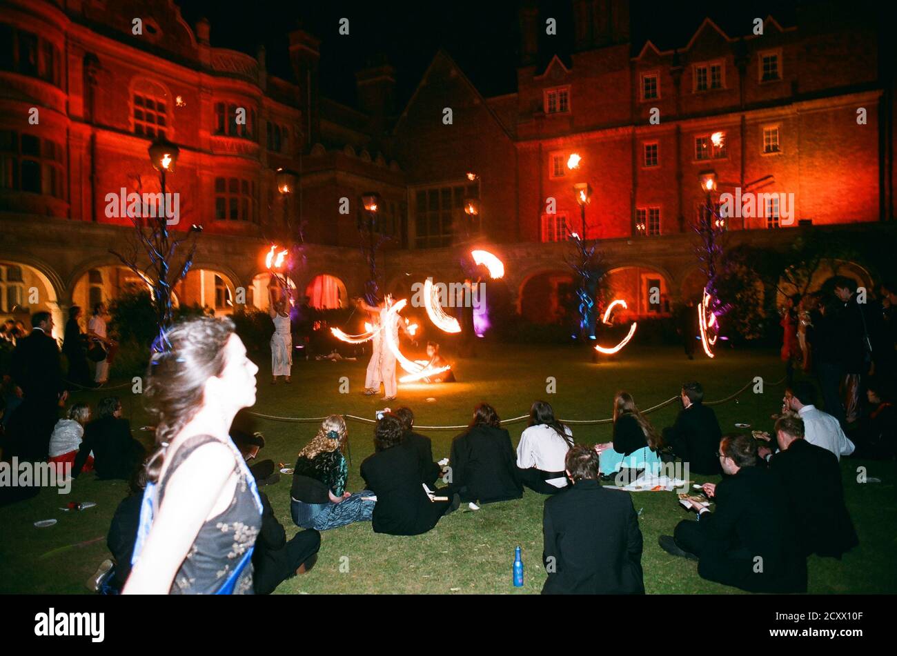 Die Sidney Sussex College Cambridge Mai Ball im Juni statt 2008 Stockfoto