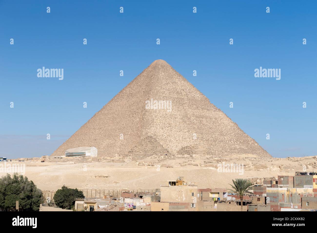 Die Pyramide von Khufu, Gizeh, Ägypten Stockfoto