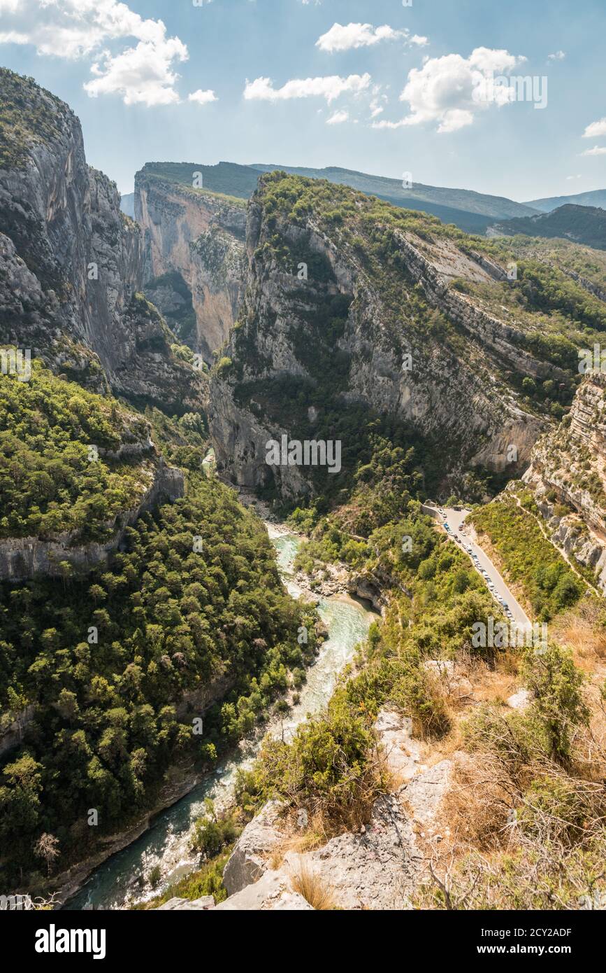 Verdon-Schlucht Stockfoto