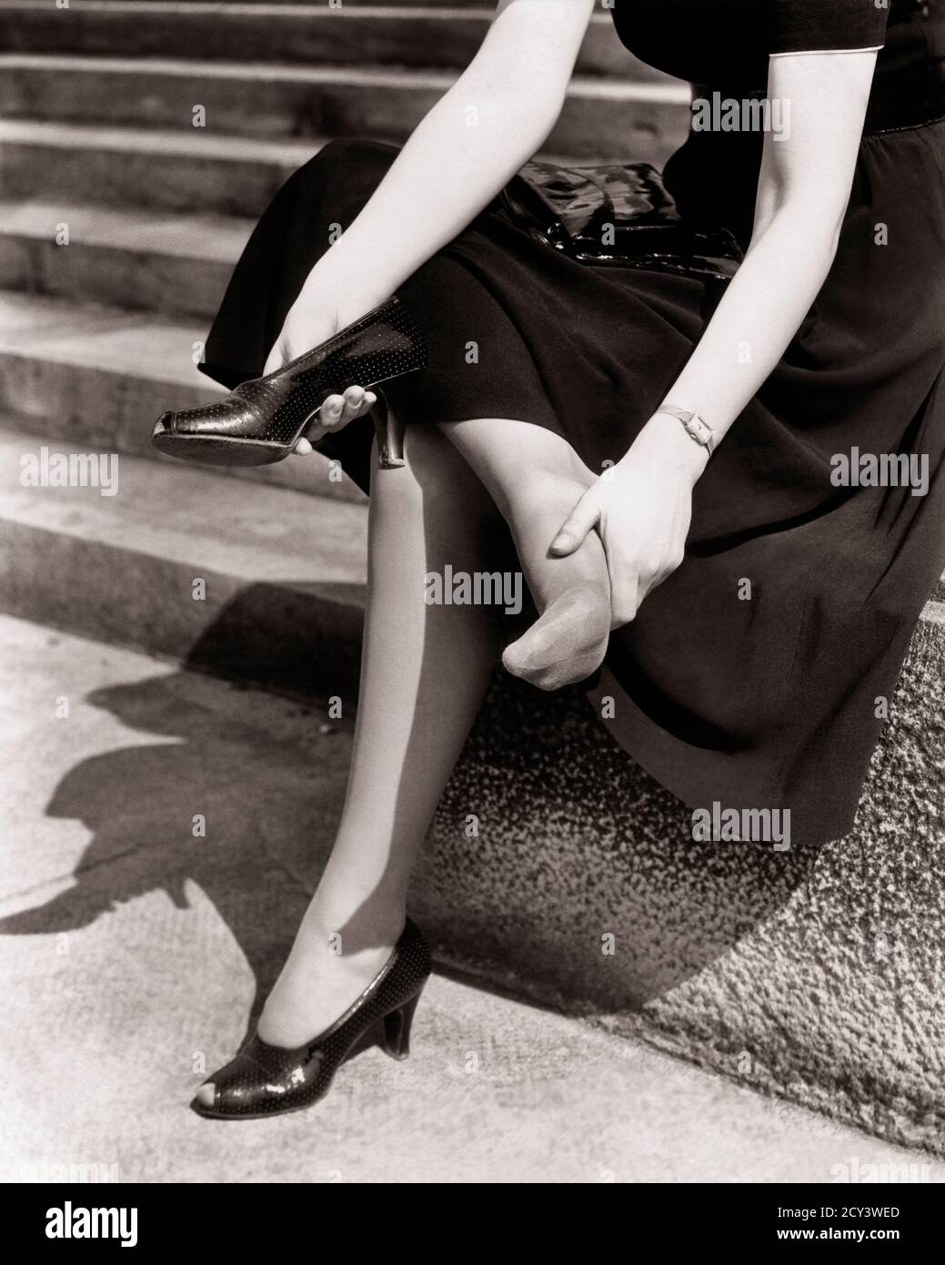 Ladies shoes 1940s -Fotos und -Bildmaterial in hoher Auflösung – Alamy