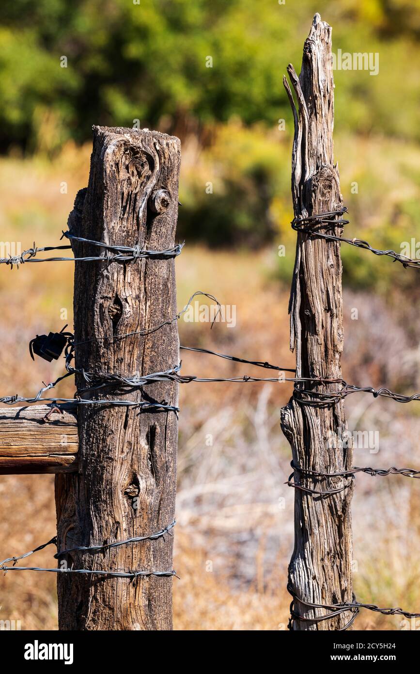 Ranch stil zaun Fotos und Bildmaterial in hoher Auflösung Alamy
