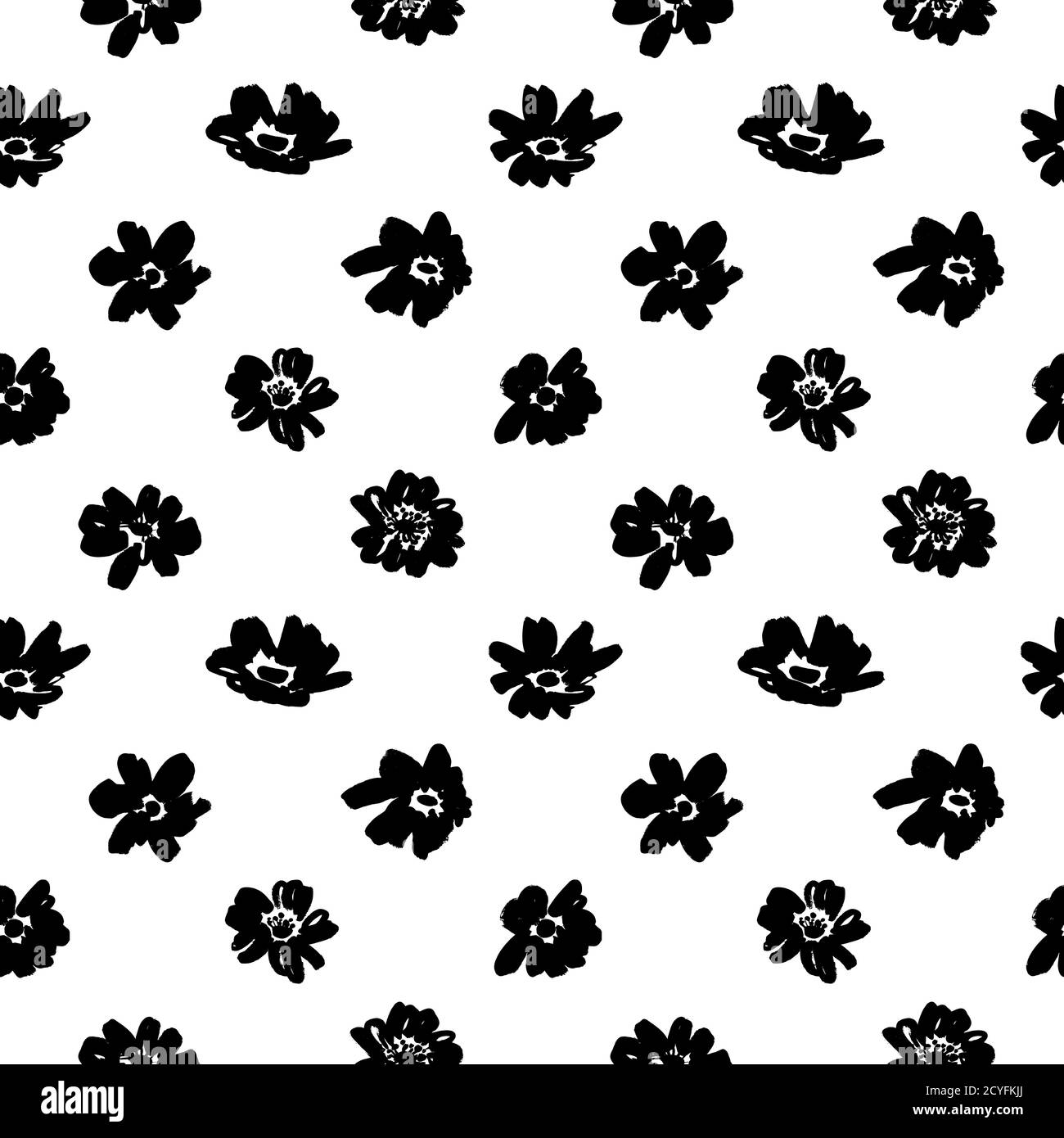 Nahtlose florale Vektor-Muster mit Pfingstrosen, Rosen Stock Vektor