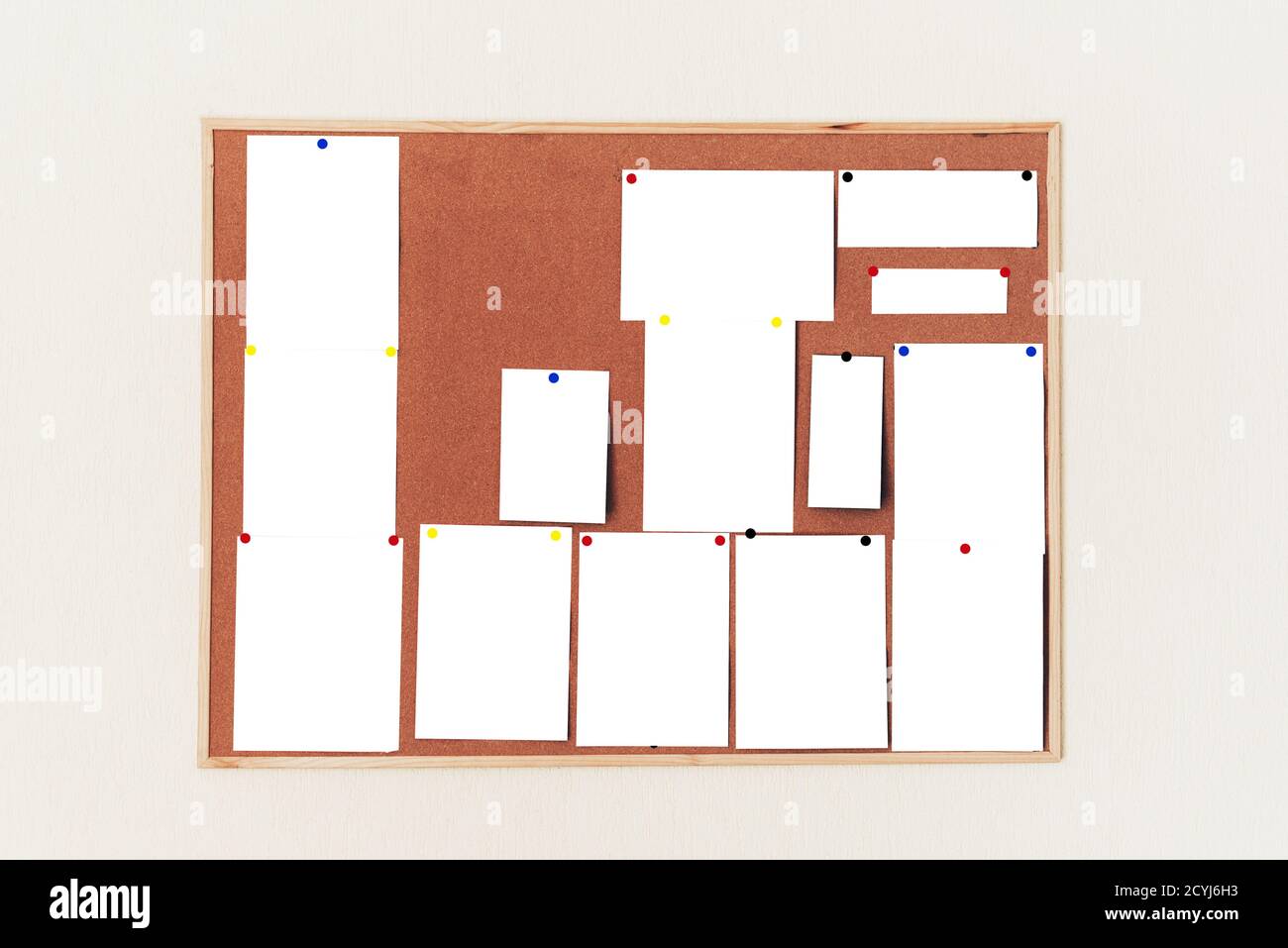 Kork Board Whiteboard Bulletin Board Stockfotos Und Bilder Kaufen Alamy